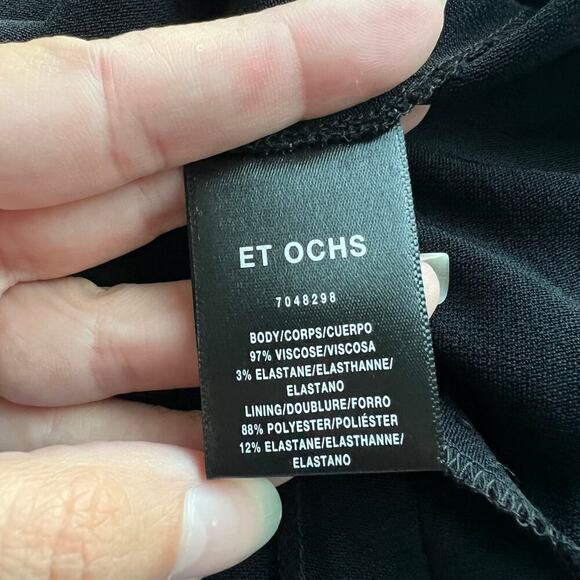 Et Ochs Jackson One Shoulder Black Jumpsuit Size 4 - Picture 6 of 7